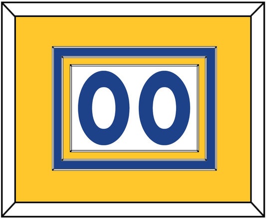 Golden State Number - Home White (2010-2019) - Premier Tier 3
