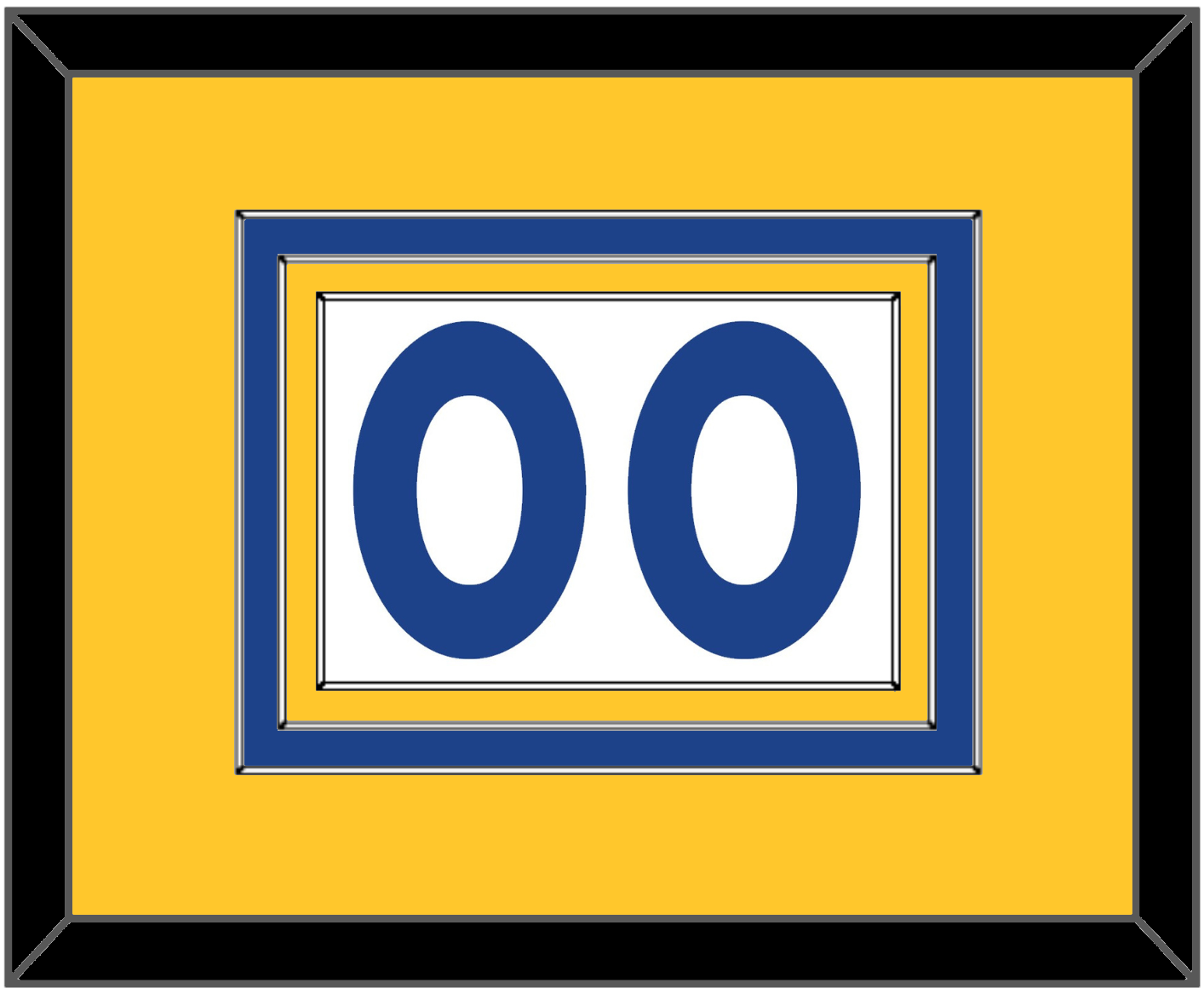 Golden State Number - Home White (2010-2019) - Premier Tier 3