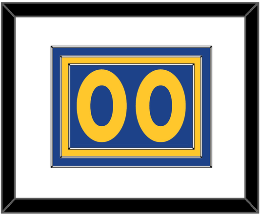 Golden State Number - Road Blue (2010-2019) - Premier Tier 1