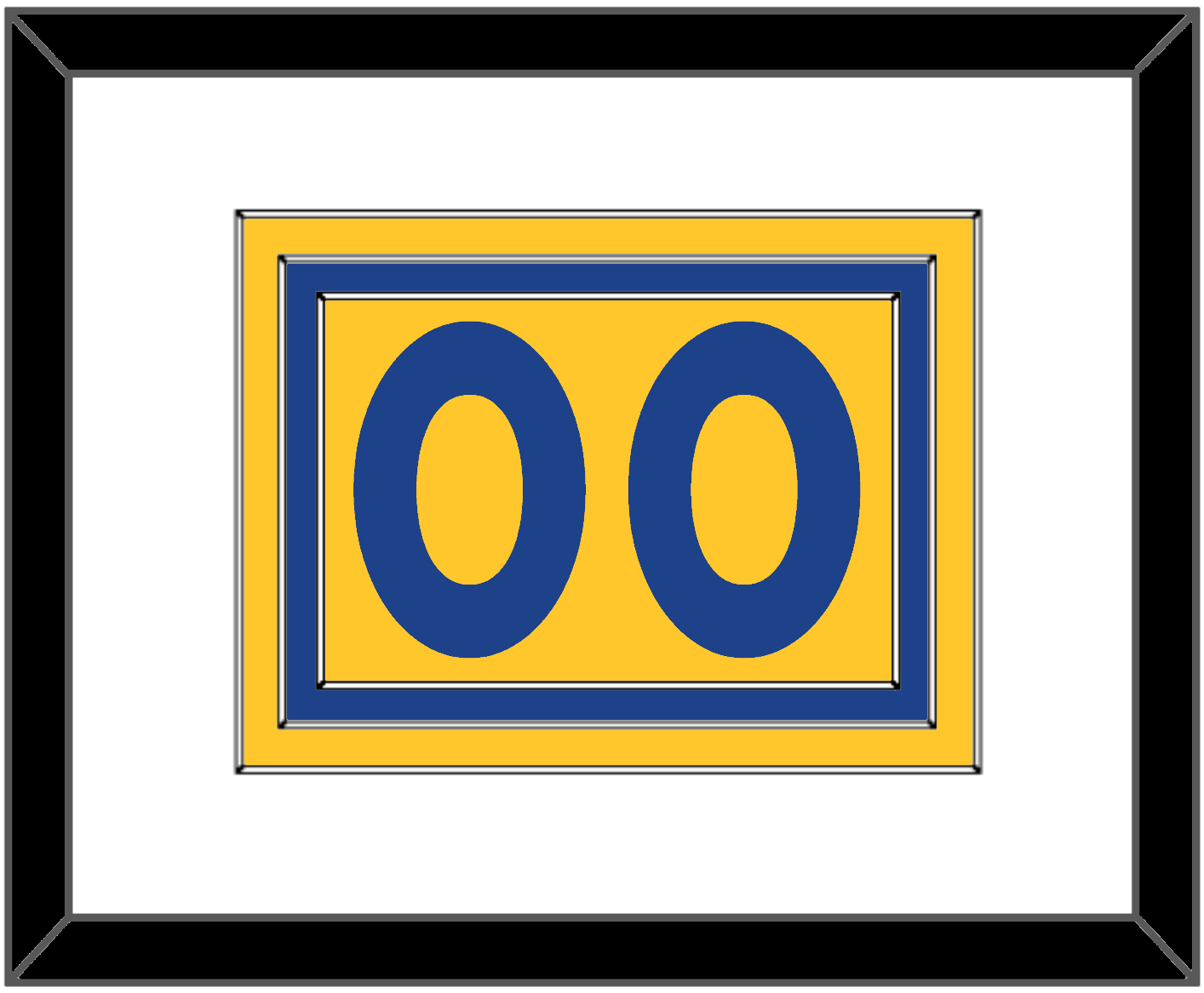 Golden State Number - Alternate Yellow (2013) - Premier Tier 1