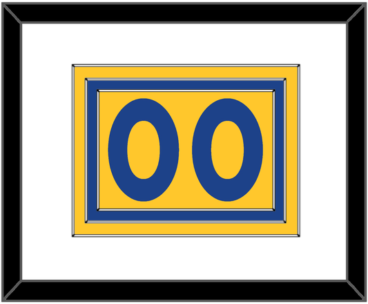 Golden State Number - Alternate Yellow (2013) - Premier Tier 1