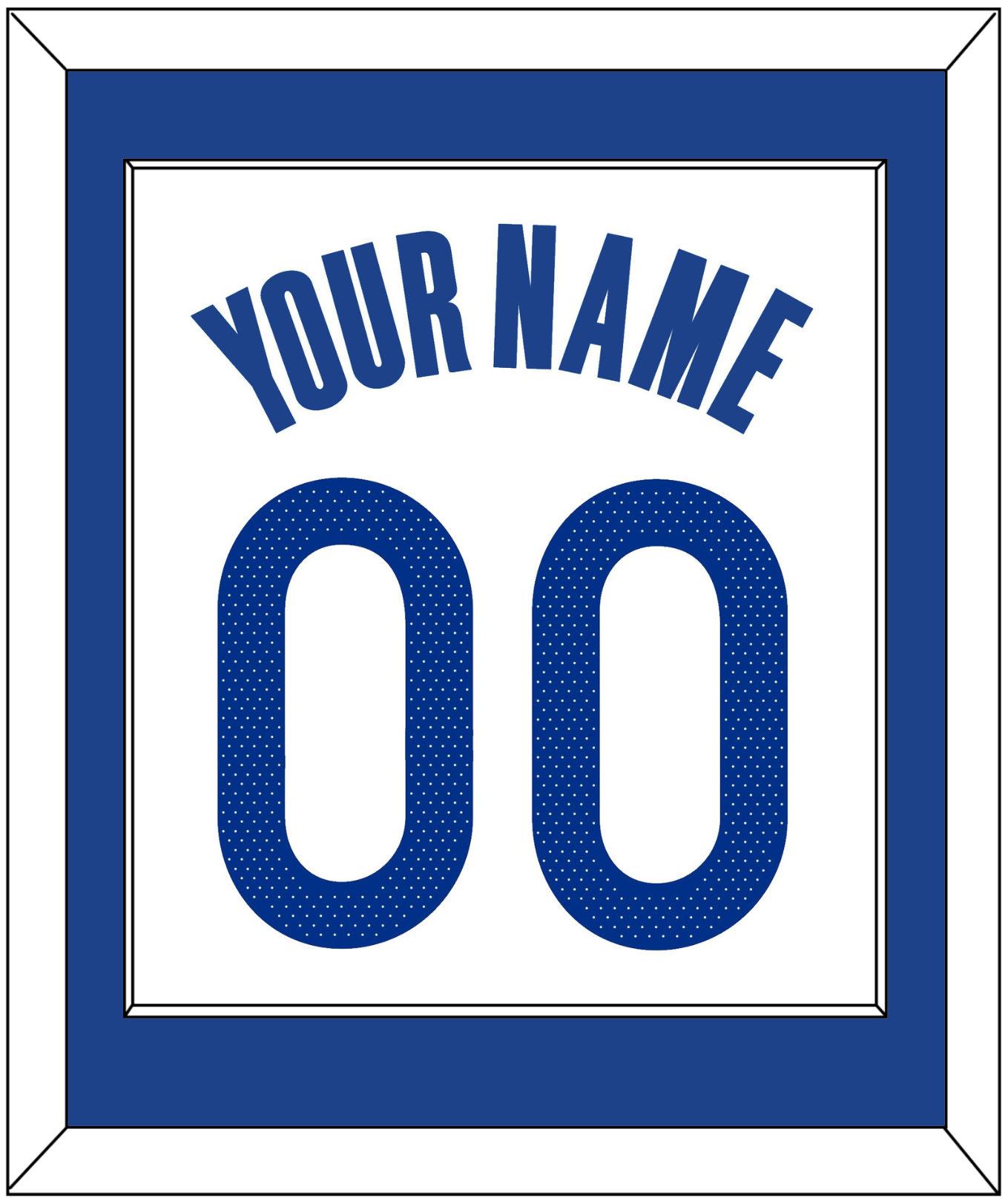 Golden State Name & Number - White Association - Essential Tier 1