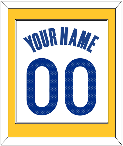 Golden State Name & Number - White Association - Essential Tier 2