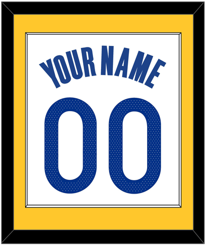 Golden State Name & Number - White Association - Essential Tier 2