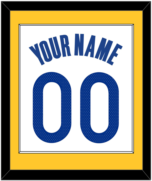 Golden State Name & Number - White Association - Essential Tier 2