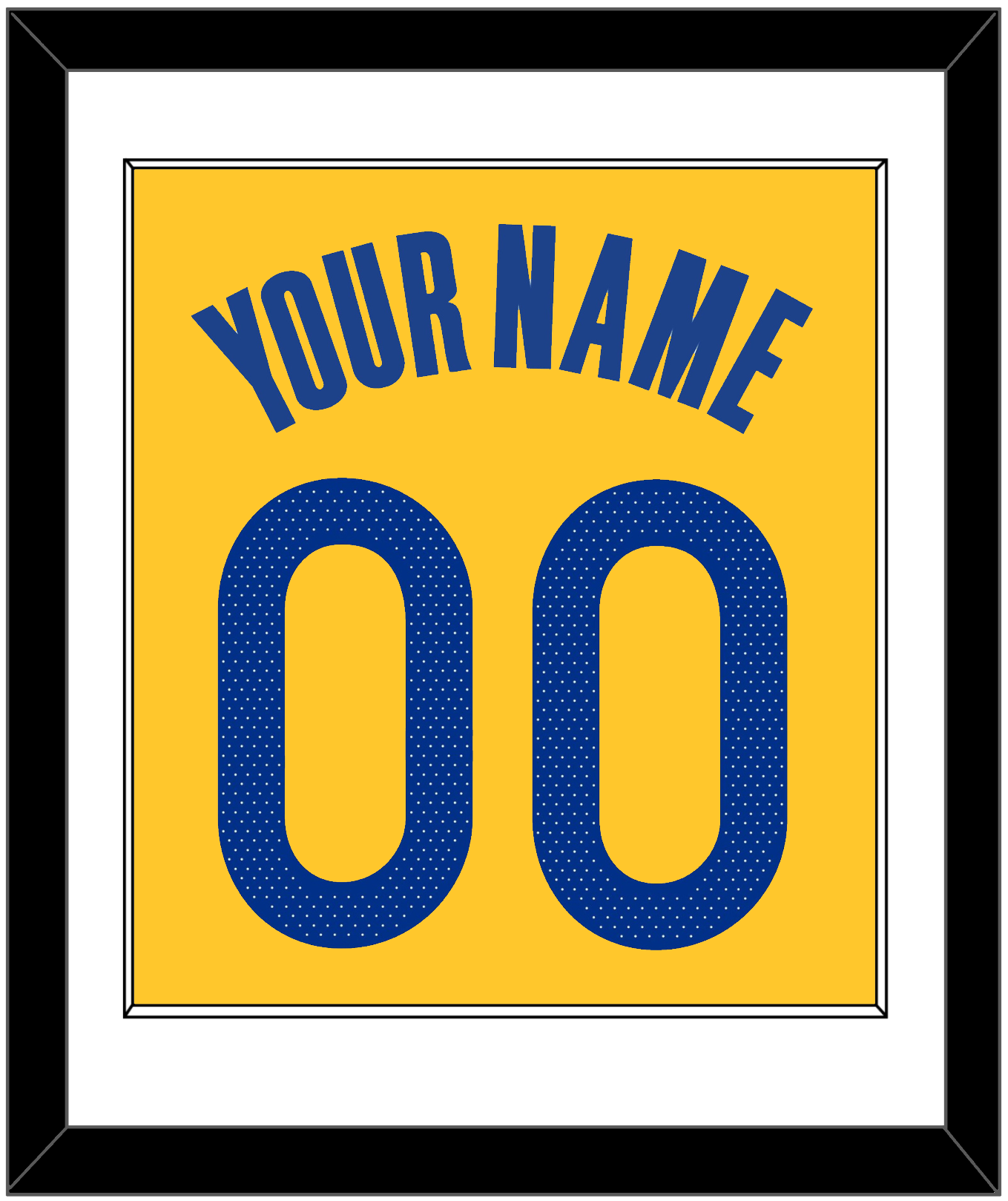 Golden State Name & Number - Yellow Statement (2019-2022) - Essential Tier 1
