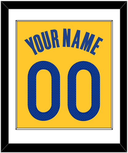Golden State Name & Number - Yellow Statement (2019-2022) - Essential Tier 1
