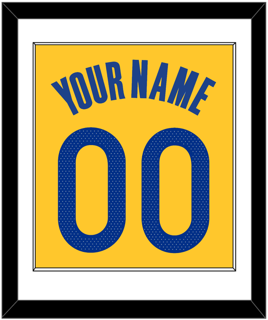 Golden State Name & Number - Yellow Statement (2019-2022) - Essential Tier 1