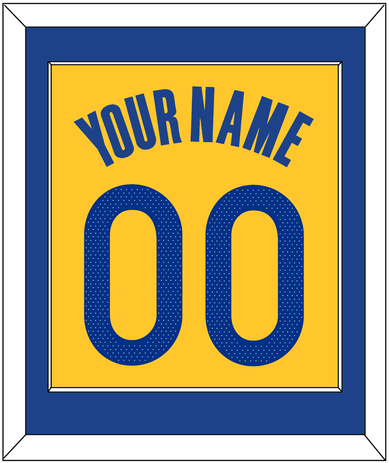 Golden State Name & Number - Yellow Statement (2019-2022) - Essential Tier 2