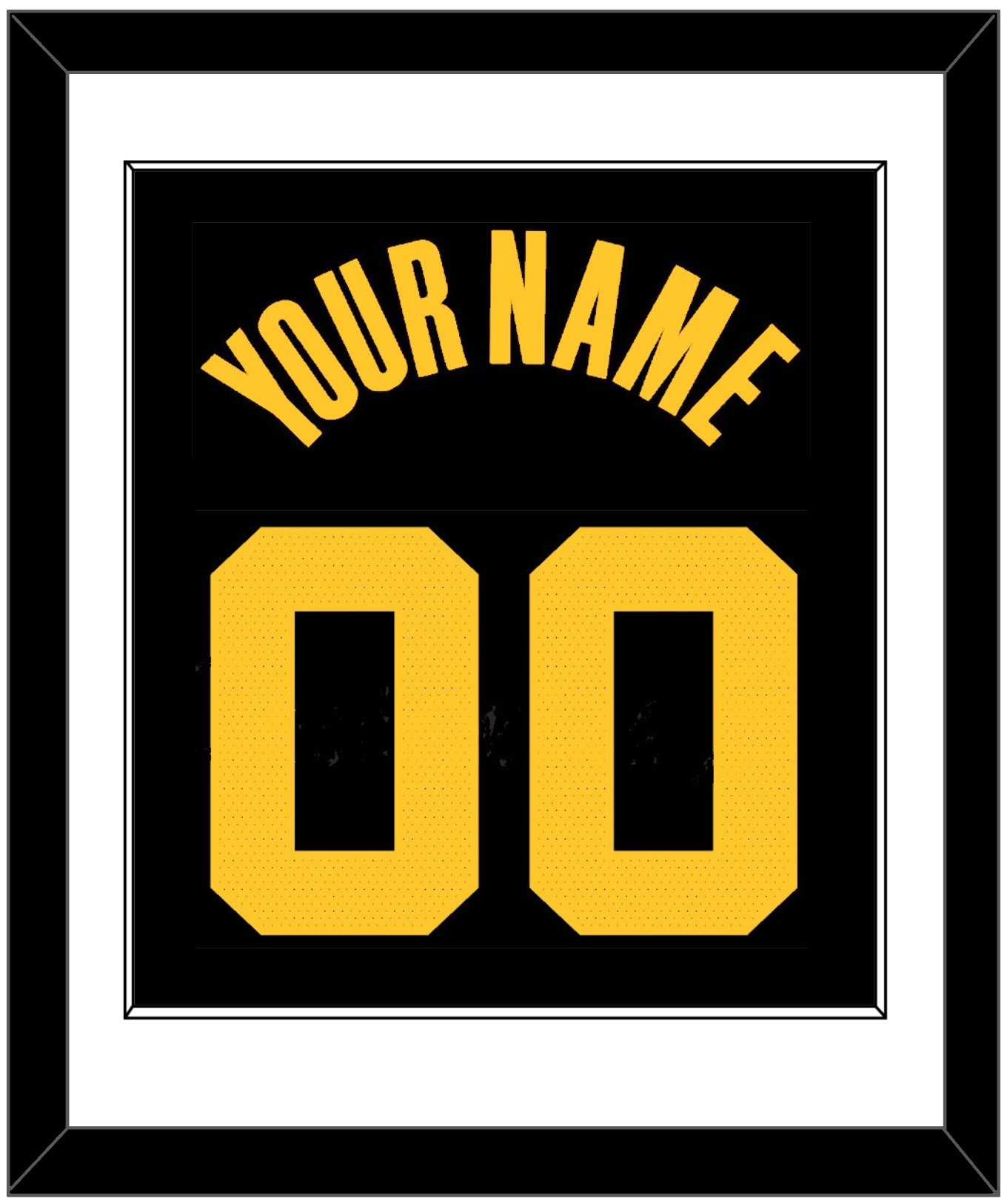 Golden State Name & Number - Black City (2021-2022) - Essential Tier 1