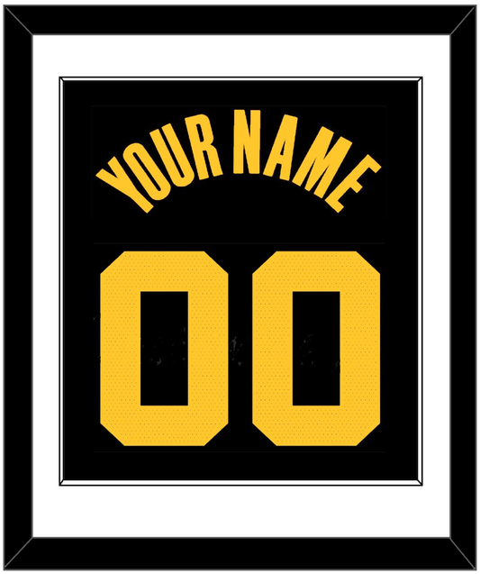 Golden State Name & Number - Black City (2021-2022) - Essential Tier 1