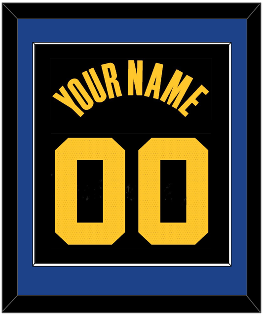 Golden State Name & Number - Black City (2021-2022) - Essential Tier 2