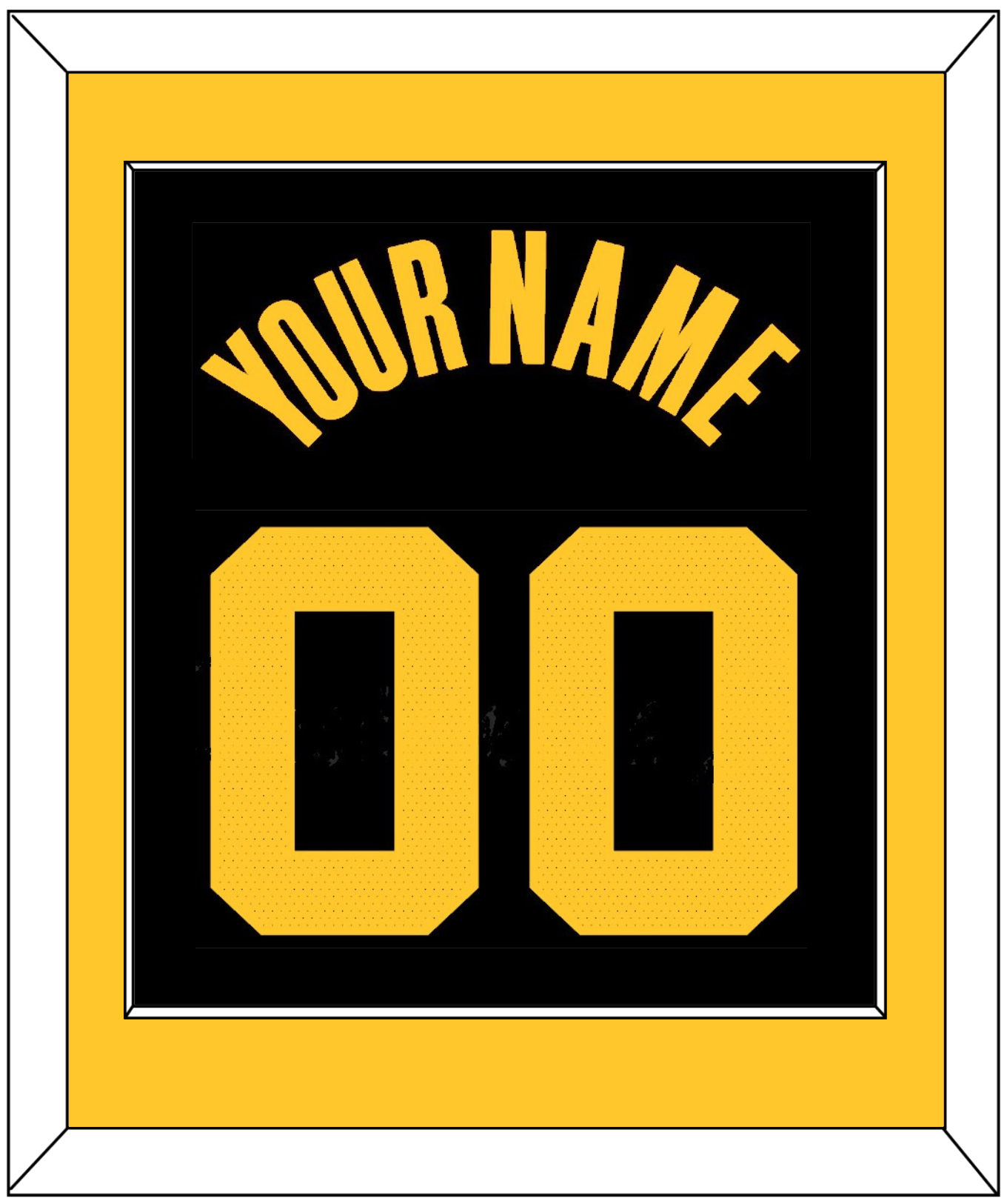 Golden State Name & Number - Black City (2021-2022) - Essential Tier 3