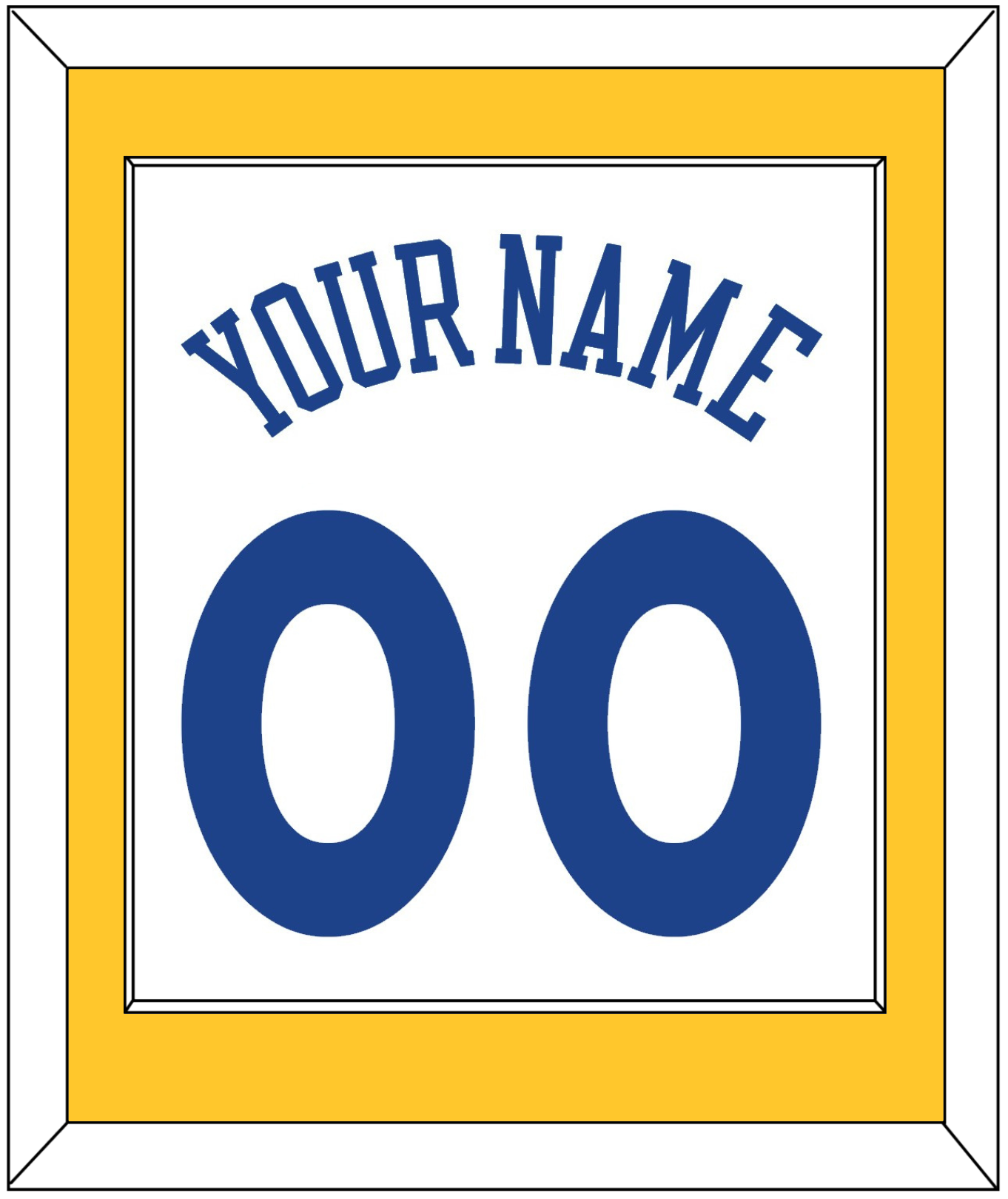 Golden State Name & Number - Home White (2010-2019) - Essential Tier 2