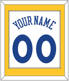 Golden State Name & Number - Home White (2010-2019) - Single Mat 2