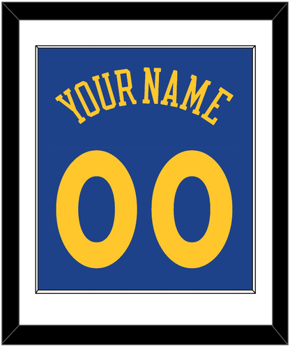 Golden State Name & Number - Road Blue (2010-2019) - Essential Tier 1