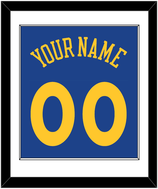 Golden State Name & Number - Road Blue (2010-2019) - Essential Tier 1