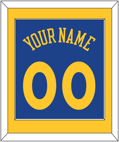 Golden State Name & Number - Road Blue (2010-2019) - Essential Tier 2
