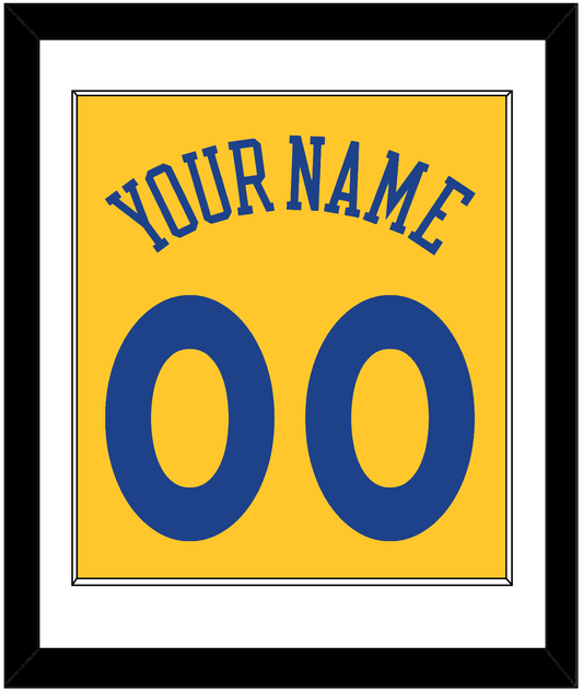 Golden State Name & Number - Alternate Yellow (2013) - Essential Tier 1