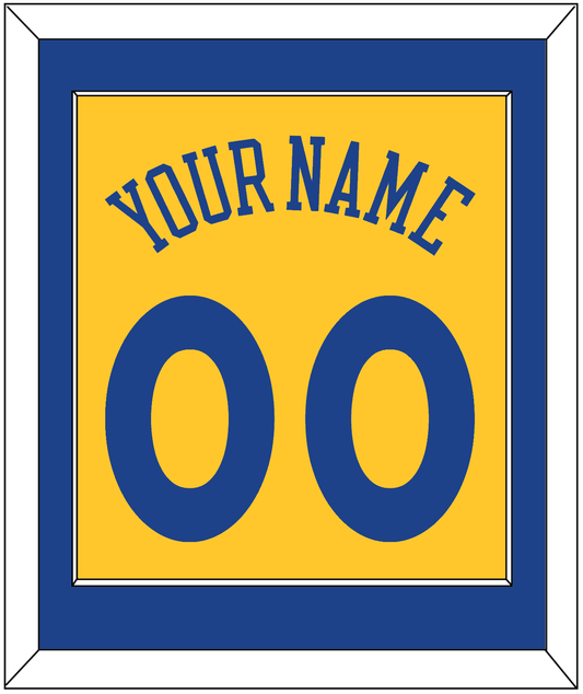 Golden State Name & Number - Alternate Yellow (2013) - Essential Tier 2