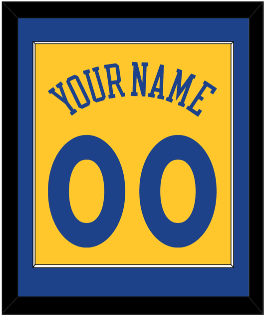 Golden State Name & Number - Alternate Yellow (2013) - Essential Tier 2