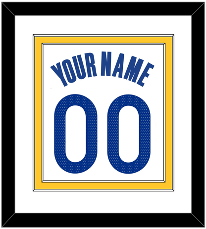 Golden State Name & Number - White Association - Signature Tier 1