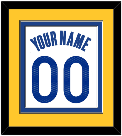 Golden State Name & Number - White Association - Signature Tier 3