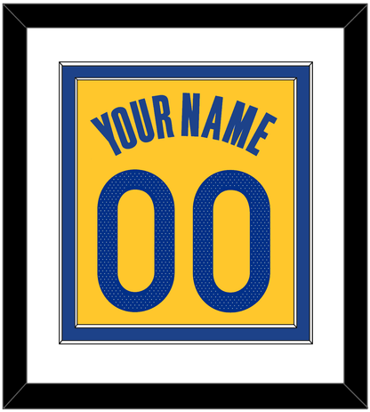Golden State Name & Number - Yellow Statement (2019-2022) - Signature Tier 1