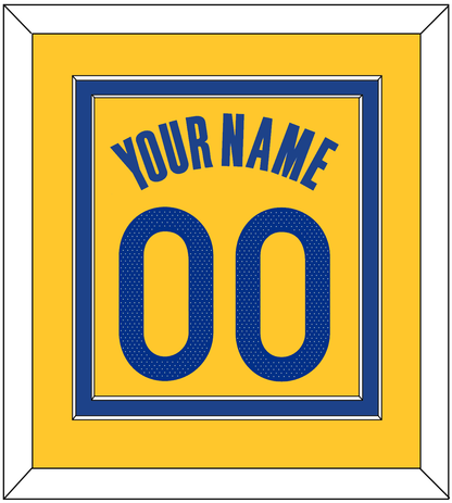 Golden State Name & Number - Yellow Statement (2019-2022) - Signature Tier 2