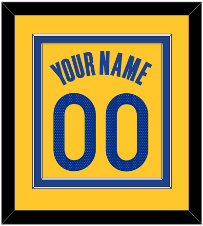 Golden State Name & Number - Yellow Statement (2019-2022) - Signature Tier 2