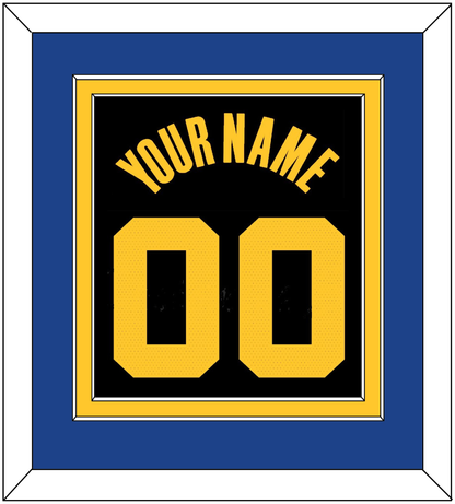 Golden State Name & Number - Black City (2021-2022) - Signature Tier 2