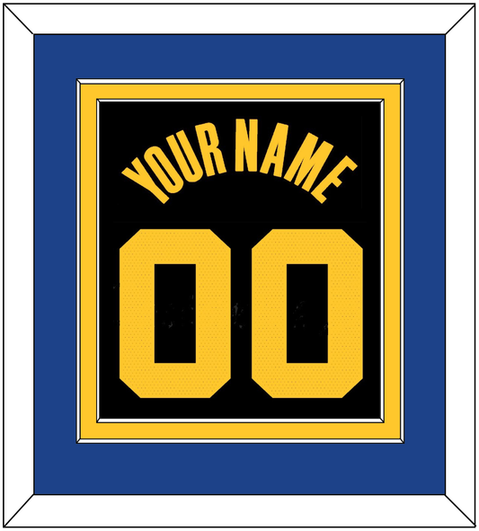 Golden State Name & Number - Black City (2021-2022) - Signature Tier 2