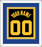 Golden State Name & Number - Black City (2021-2022) - Double Mat 2
