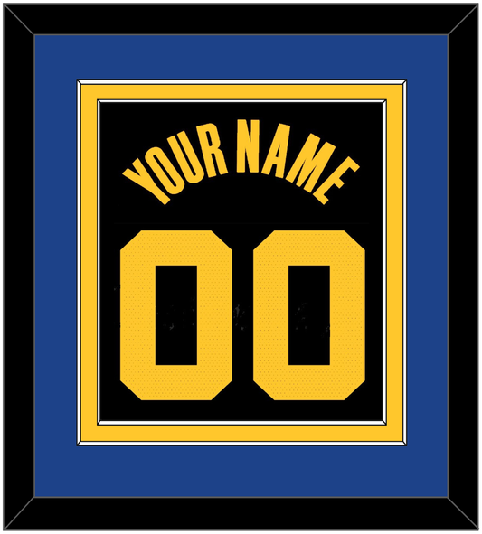 Golden State Name & Number - Black City (2021-2022) - Signature Tier 2