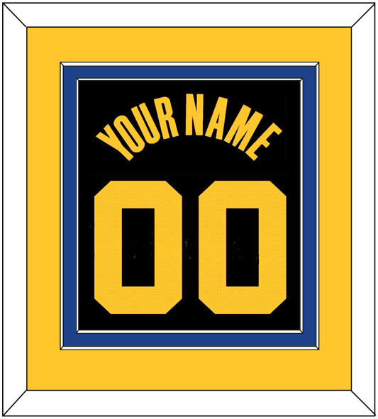 Golden State Name & Number - Black City (2021-2022) - Signature Tier 3