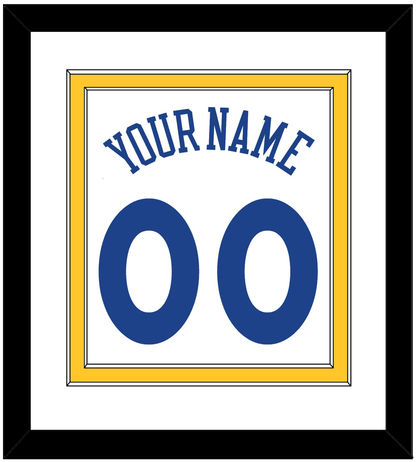 Golden State Name & Number - Home White (2010-2019) - Signature Tier 1