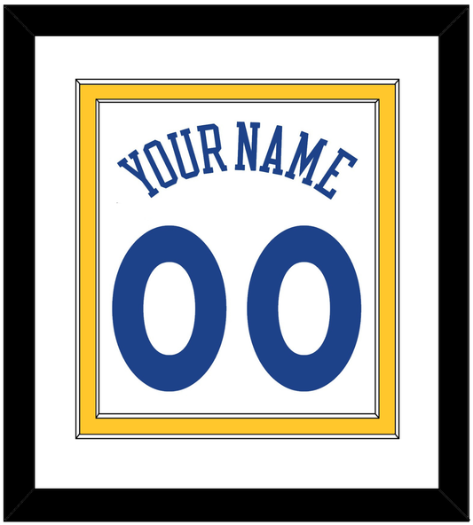 Golden State Name & Number - Home White (2010-2019) - Signature Tier 1