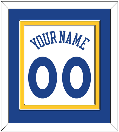 Golden State Name & Number - Home White (2010-2019) - Signature Tier 2