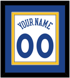 Golden State Name & Number - Home White (2010-2019) - Double Mat 2