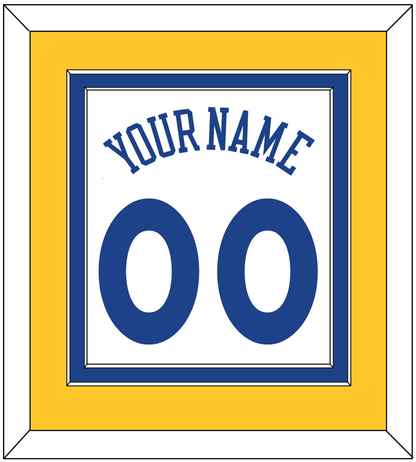 Golden State Name & Number - Home White (2010-2019) - Signature Tier 3