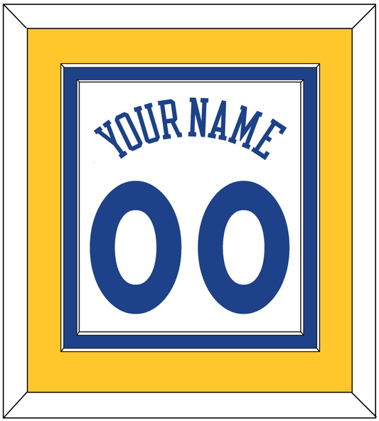 Golden State Name & Number - Home White (2010-2019) - Signature Tier 3