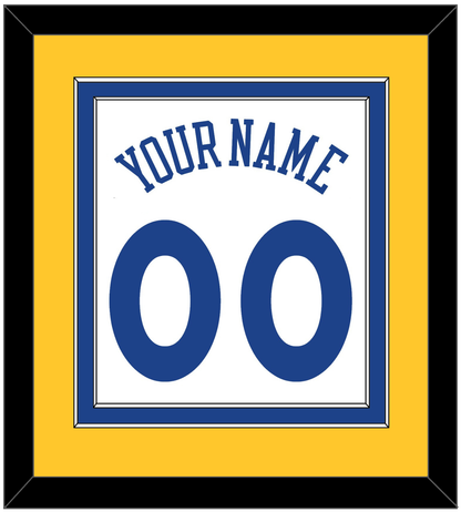 Golden State Name & Number - Home White (2010-2019) - Signature Tier 3