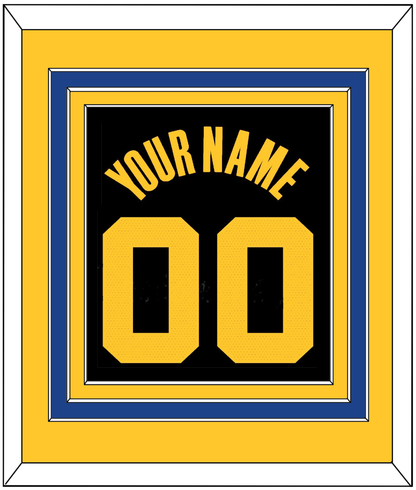 Golden State Name & Number - Black City (2021-2022) - Premier Tier 3