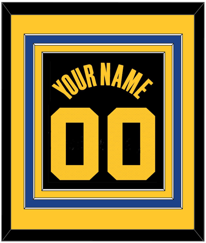 Golden State Name & Number - Black City (2021-2022) - Premier Tier 3