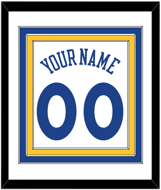 Golden State Name & Number - Home White (2010-2019) - Premier Tier 1