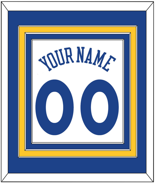 Golden State Name & Number - Home White (2010-2019) - Premier Tier 2