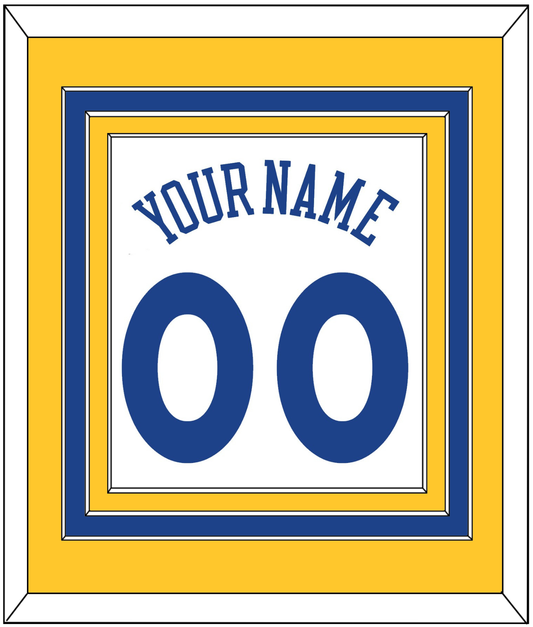 Golden State Name & Number - Home White (2010-2019) - Premier Tier 3