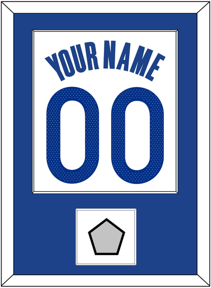 Golden State Name & Number With Champions Patch - White Association - Essential Tier 1