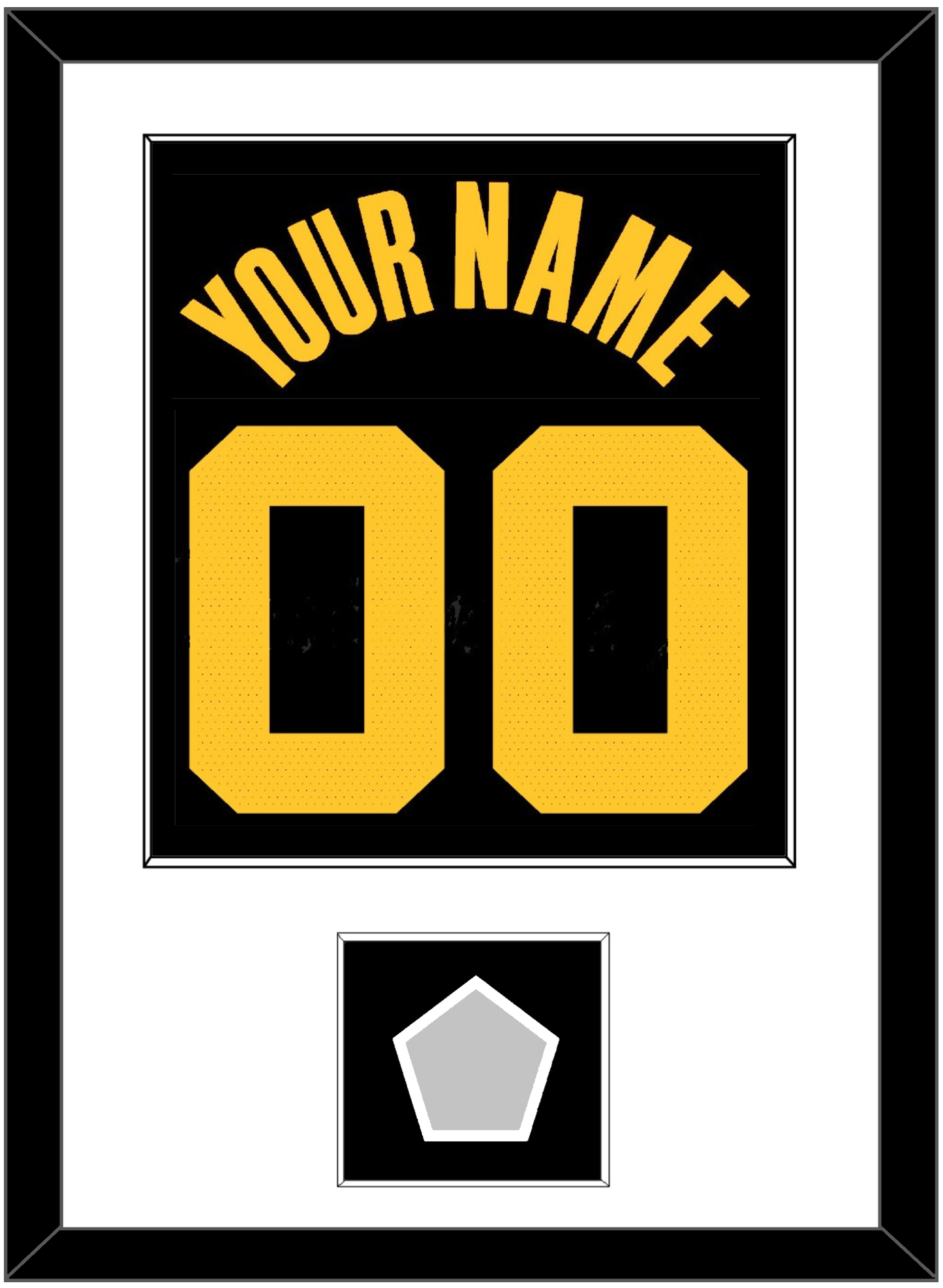 Golden State Name & Number With Champions Patch - Black City (2021-2022) - Essential Tier 1