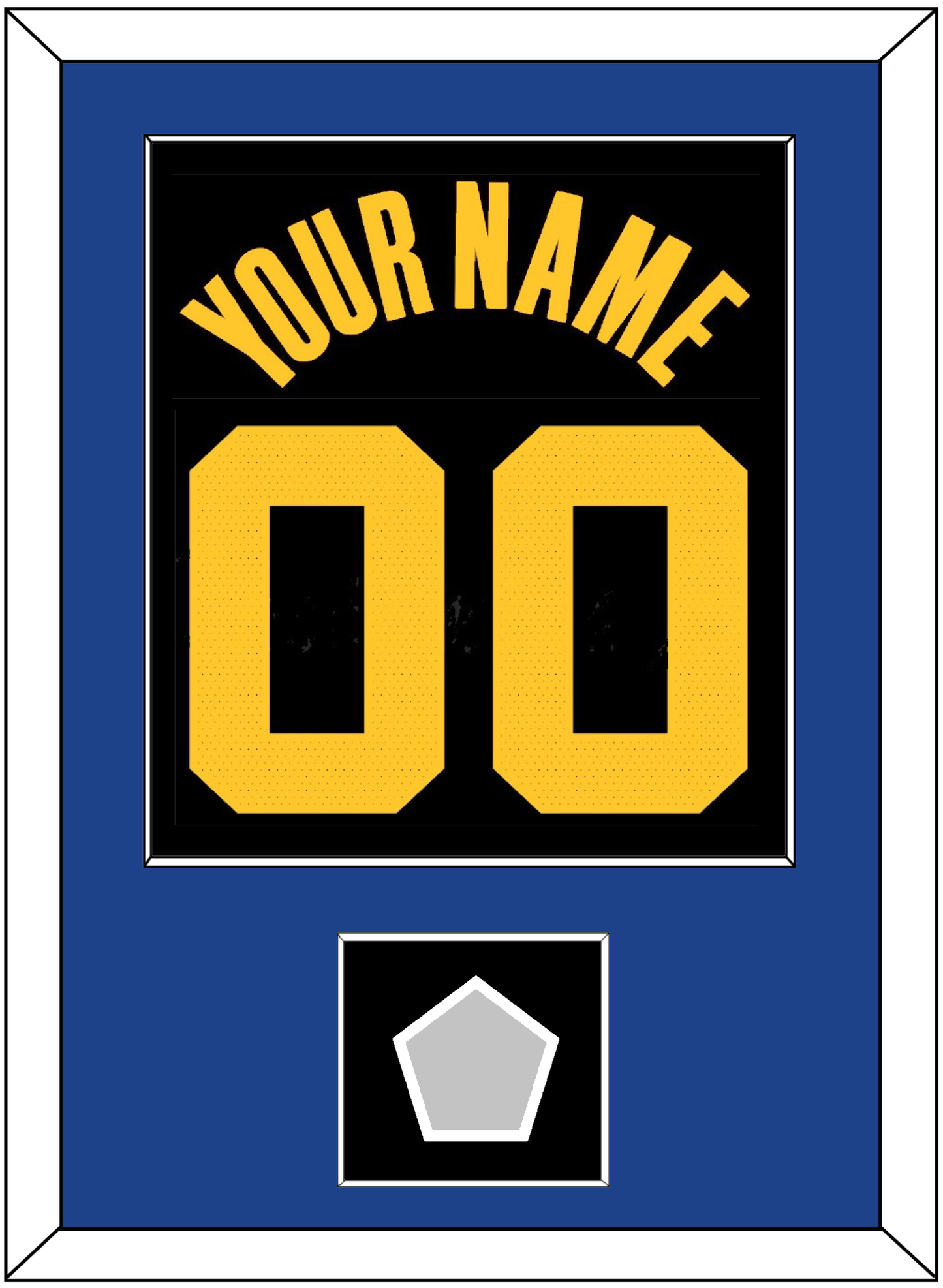 Golden State Name & Number With Finals Patch - Black City (2021-2022) - Essential Tier 2